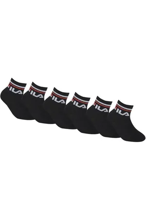 Fila Kurzsocken (6er Pack) mit eingestricktem Logo im Bündchen, Kindersocken