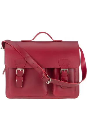 Ruitertassen Aktentasche "Classic Adult" Damen Herren 40x31cm mit 2 Fächern, 40 cm Lehrertasche mit 2 Fächern, Schultasche, dickes rustikales Leder - Verkäufer: Ordnung und mehr