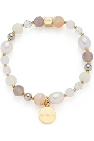 Leonardo Armband Bicolor Hope, 022633, mit Achat - mit Glasperle, Süßwasserzuchtperle