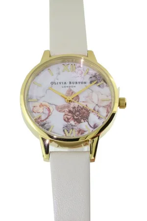 Olivia Burton Quarzuhr OB16CS15 Marble Florals Gold & Nude - Verkäufer: Uhren-Riegg