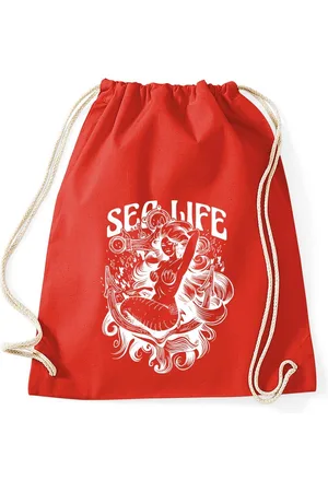 Youth Designz Turnbeutel "Sea Life" Meerjungfrau Baumwoll Tasche Turnbeutel, mit trendigem Frontprint - Verkäufer: EmDa Trading GmbH