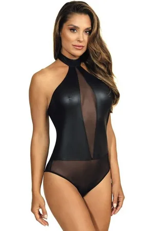 Axami Body Tüll-Body Latexlook Wetlook transparent elastisch - Verkäufer: Andalous Dessous