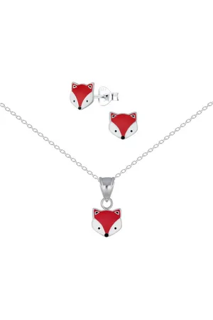 ALEXANDER YORK Schmuckset FUCHS, 4-tlg. (Schmuckset), 925 Sterling Silber - Verkäufer: