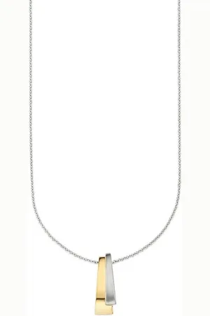 Bruno Banani Kette mit Anhänger Schmuck Geschenk Silber 925 Halsschmuck Halskette Ankerkette