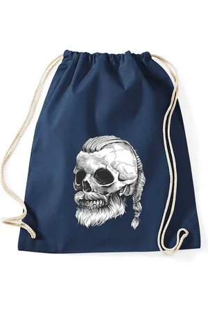 Youth Designz Turnbeutel Viking Totenkopf Baumwoll Tasche Turnbeutel, mit trendigem Print - Verkäufer: EmDa Trading GmbH