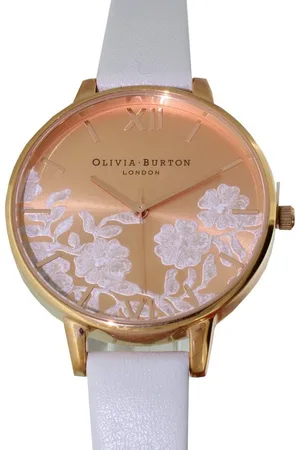 Olivia Burton Quarzuhr OB16MV53 Lace Detail Rose Goldl & Blush - Verkäufer: Uhren-Riegg