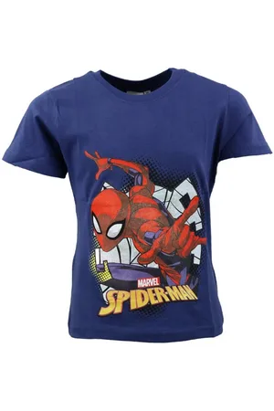 Marvel Print-Shirt Spiderman T-Shirt kurzarm Kinder Jungen Shirt Gr. 98 bis 128, 100% Baumwolle - Verkäufer: WS-Trend