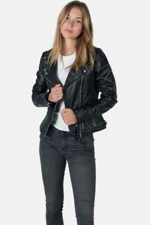 Freaky Nation Lederjacke Biker Princess
