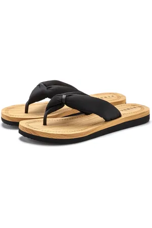 ELBSAND Badezehentrenner Sandale, Pantolette, Badeschuh ultraleicht VEGAN