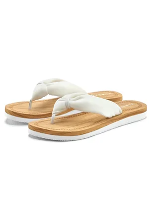 ELBSAND Badezehentrenner Sandale, Pantolette, Badeschuh ultraleicht VEGAN