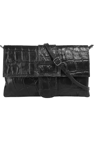 Cluty Abendtasche, echt Leder, Made in Italy