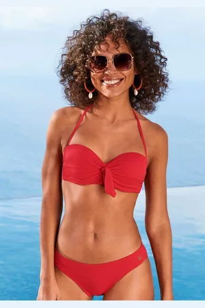 Lascana Bügel-Bandeau-Bikini-Top Cana, mit Schleife vorne