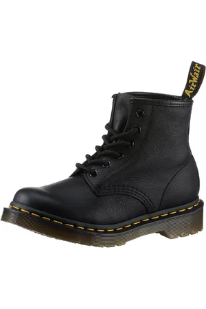 Dr. Martens VIRGINIA Schnürboots, Blockabsatz, Schnürschuh, Stiefelette mit praktischer Schnürung