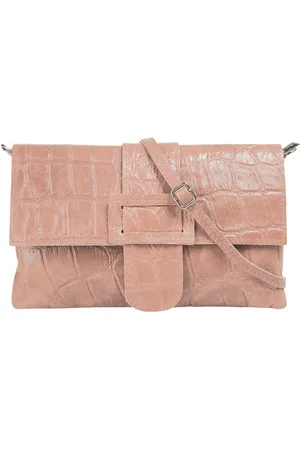 Cluty Abendtasche, echt Leder, Made in Italy