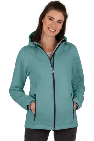 Trigema Softshelljacke Taillierte Softshell–Kapuzenjacke (1-St)