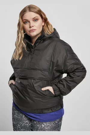 Urban classics Allwetterjacke Damen Ladies Panel Padded Pull Over Jacket (1-St)