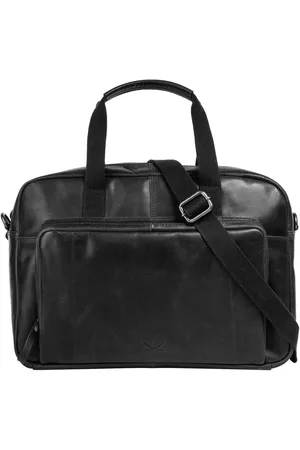 Sansibar Aktentasche Businessbag Black, echt Leder