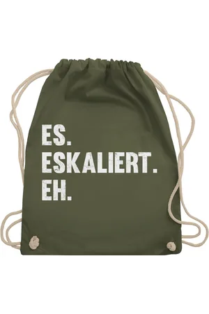 Shirtracer Turnbeutel Es eskaliert eh, Party & Alkohol Herren - Verkäufer: