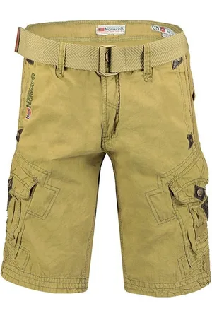 Geographical Norway Cargoshorts Herren kurze Hose BRPEANUT MASTIC (Packung, 1-tlg) Mit Grütel - Verkäufer: Brandiing