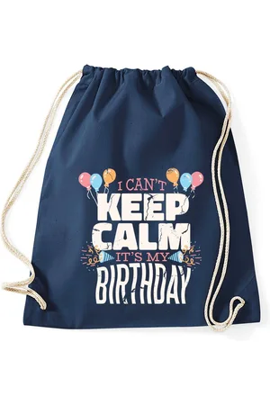 Youth Designz Turnbeutel "Keep Calm It´s My Birthday" Baumwoll Tasche Turnbeutel, mit trendigem Frontprint - Verkäufer: EmDa Trading GmbH
