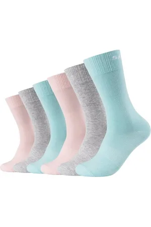 Skechers Socken mesh ventilation (6er Pack) mit verstärktem Fersen- und Zehenbereich