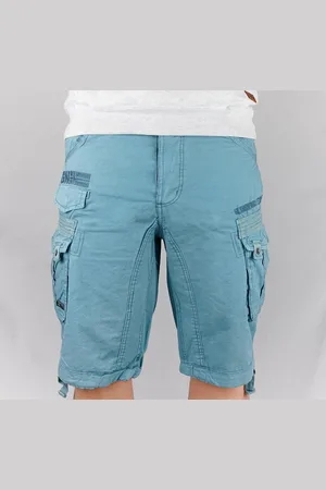 Geographical Norway Cargoshorts Herren kurze Hose Brpanoramique Sky Blau (Packung, 1-tlg) Mit Grütel - Verkäufer: Brandiing
