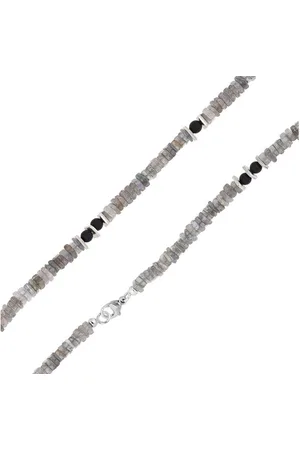 trendor Collier 925 Silber Collier Labradorit + Onyx 50 cm - Verkäufer: uhrcenter