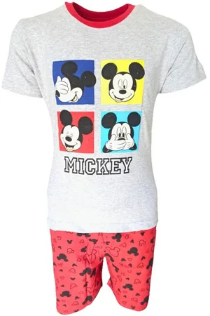 Disney Schlafanzug Mickey Maus (2 tlg) Jungen Pyjama kurzarm Shorty Gr. 98-128 cm - Verkäufer: Starkids Licensed Brands and more