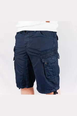 Geographical Norway Cargoshorts Herren kurze Hose Brpanoramique Navy (Packung, 1-tlg) Mit Grütel - Verkäufer: Brandiing