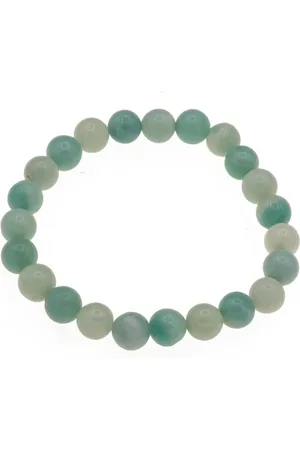 Bella Carina Perlenarmband Armband hochwertiger Amazonit 8 mm glänzend, elastisch - Verkäufer: