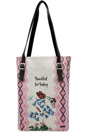 Dogo Umhängetasche Tallbags Thankful For Today Damen Handtaschen (Fashion), Vegan