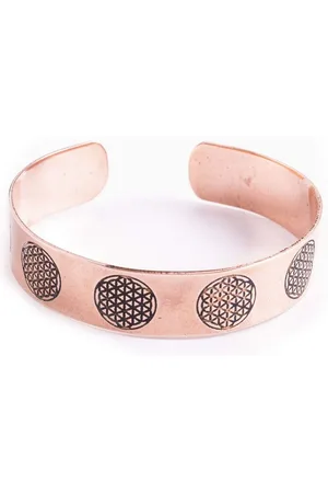 Berk Armreif Kupferarmreif mit Blume des Lebens (Standard) - Verkäufer: YOGISHOP