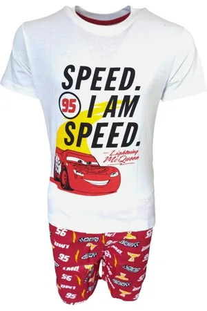 Disney Schlafanzug Lightning McQueen (2 tlg) Pyjama Set kurzarm Jungen Shorty Gr. 98-128 cm - Verkäufer: Starkids Licensed Brands and more