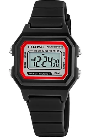 Calypso Digitaluhr Calypso Unisex Uhr Digital Sport K5802/6, (Digitaluhr), Damen, Herrenuhr eckig, mittel (ca. 33mm) Kunststoffband, Sport-Style - Verkäufer: Fit4Style Silberschmuck - IMPPAC