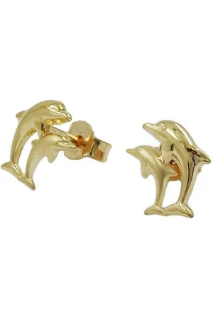 GALLAY Paar Ohrstecker Ohrring 10x7mm Delfin-Pärchen matt-glänzend 9Kt GOLD (1-tlg) - Verkäufer: Cats Collection