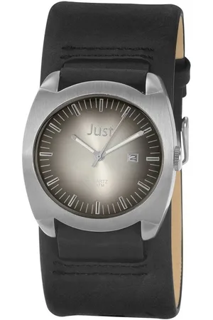 Just Watches Quarzuhr Perny Just Herrenuhr Echtlederband schwarz - Verkäufer: Shaghafi GmbH