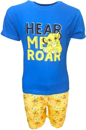 Disney Schlafanzug Simba - HEAR ME ROAR (2 tlg) Pyjama Set kurzarm - Jungen Shorty Gr. 98-128 cm - Verkäufer: Starkids Licensed Brands and more