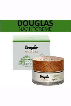 Douglas Nachtcreme Naturals Energise Moringa Extract Nachtcreme 50ml Gesichtscreme Creme spendet Feuchtigkeit, glättet und straft die Haut, jüngeres Aussehen, natürliche Inhaltsstoffe, Feuchtigkeitscreme Feuchtigkeitsspendende regenerierende Creme