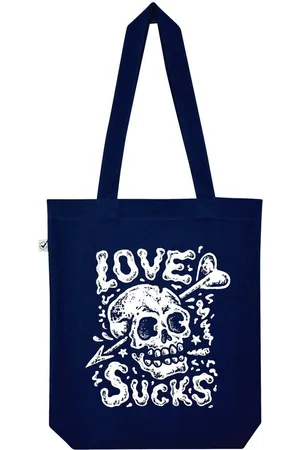 Youth Designz Tragetasche Love Sucks Jutebeutel Tasche Lange Henkel, mit trendigem Print - Verkäufer: EmDa Trading GmbH