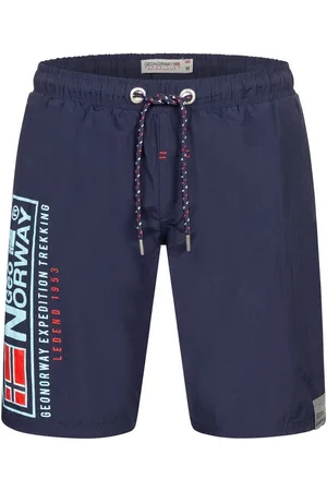 Geographical Norway Badeshorts Herren Bade Hose Bade Shorts Schwimm Shorts Sommer Lang Bermuda Beach - Verkäufer: fashion-victim-style