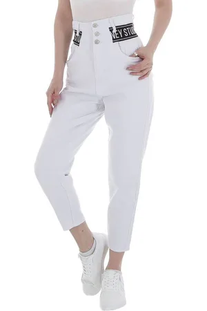 Ital-Design High-waist-Jeans Damen Freizeit Stretch High Waist Jeans in - Verkäufer: