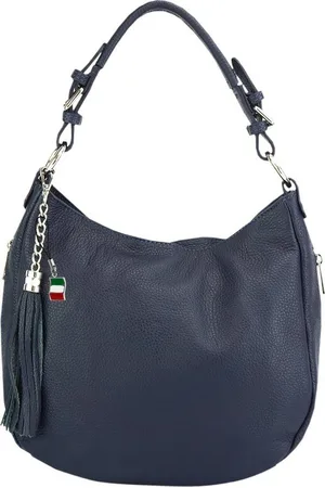 Florence Shopper D2OTF134X Hobo-Bag Schultertasche colore (Schultertasche, Shopper), Damen Tasche Echtleder , Made-In Italy - Verkäufer: Fit4Style Silberschmuck - IMPPAC