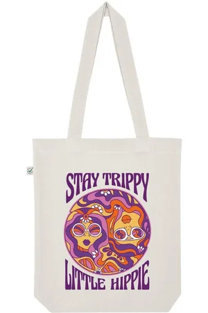 Youth Designz Tragetasche Stay Trippy Jutebeutel Tasche Lange Henkel, mit trendigem Print - Verkäufer: EmDa Trading GmbH