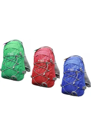 Altus Tagesrucksack City Rucksack 20 Liter grün rot Schulrucksack universal - Verkäufer: Outdoorladen-Berlin
