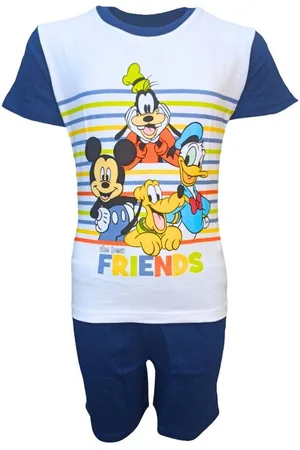 Disney Schlafanzug THE BEST FRIENDS (2 tlg) Jungen Pyjama Set kurz - Shorty Gr. 98-128 cm - Verkäufer: Starkids Licensed Brands and more