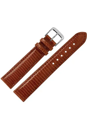 MARBURGER Uhrenarmband 13mm Leder Eidechse Schuppung - Verkäufer: