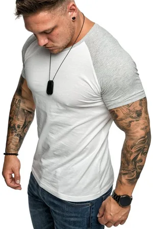 amaci T-Shirt SALEM Basic Raglan T-Shirt mit Rundhalsausschnitt Herren Basic Raglan Shirt mit Rundhalsausschnitt - Verkäufer: