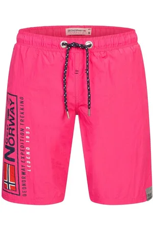 Geographical Norway Badeshorts Herren Bade Hose Bade Shorts Schwimm Shorts Sommer Lang Bermuda Beach - Verkäufer: fashion-victim-style