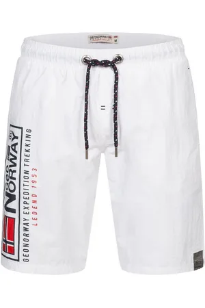 Geographical Norway Badeshorts Herren Bade Hose Bade Shorts Schwimm Shorts Sommer Lang Bermuda Beach - Verkäufer: fashion-victim-style