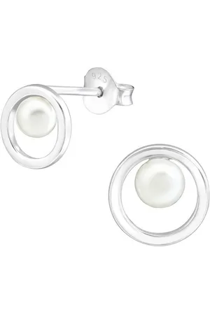 ALEXANDER YORK Paar Ohrstecker CIRCLE und PERLE, 2-tlg., 925 Sterling Silber - Verkäufer: